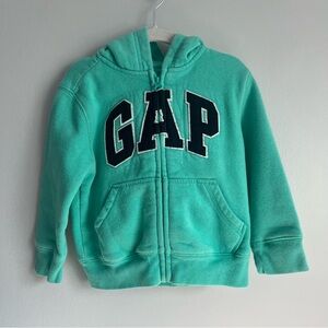 Turquoise zip hoodie